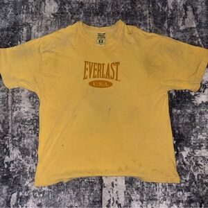 Everlast Mustard Yellow Cotton Tee